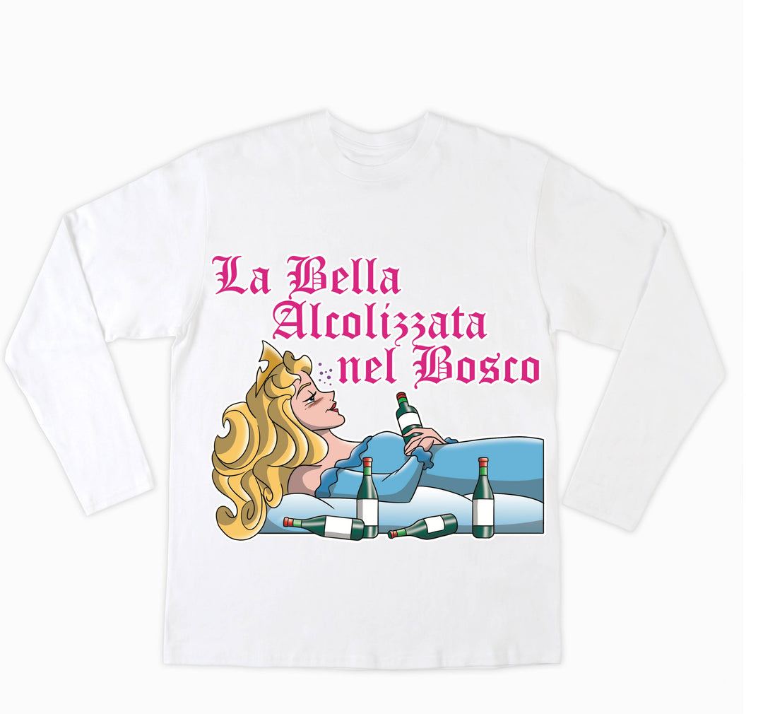 T-shirt Uomo LA BELLA ALCOLIZZATA ( AL670423091 ) - Gufetto Brand 
