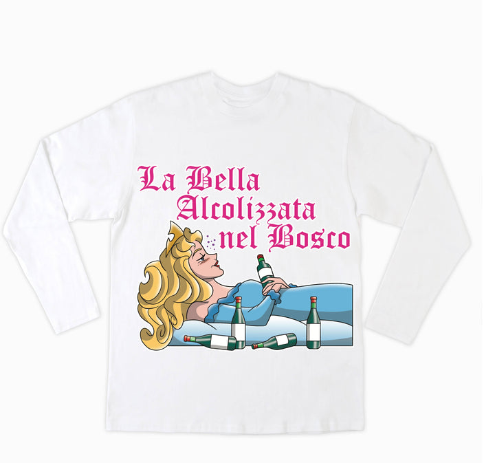 T-shirt Uomo LA BELLA ALCOLIZZATA ( AL670423091 ) - Gufetto Brand 