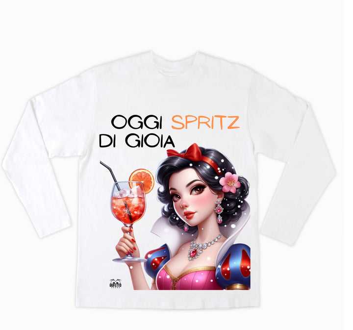 T-shirt Donna PRINCIPESSA SPRITZ  ( PS600098165 ) - Gufetto Brand 