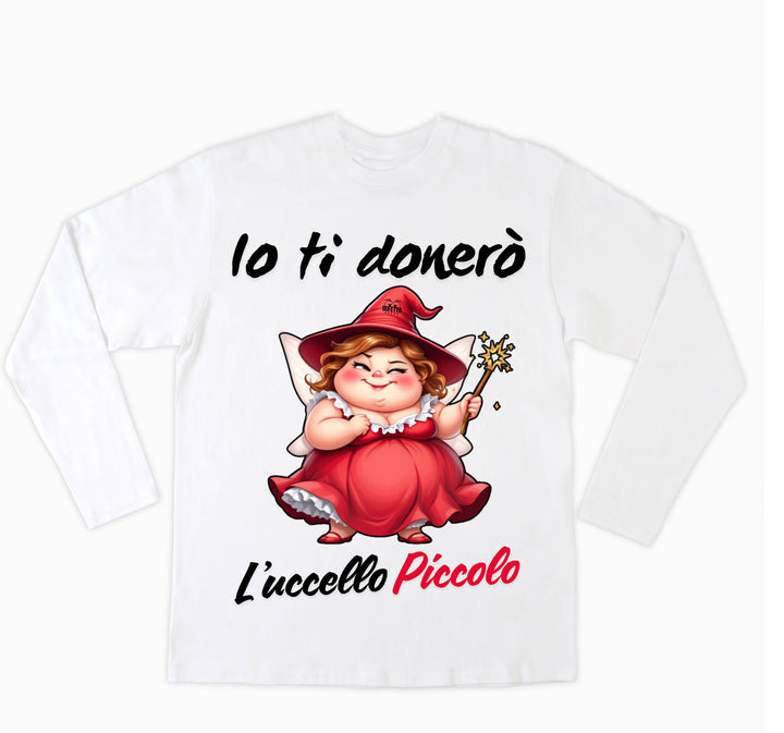 T-shirt Donna Le Fatine Ignoranti UCCELLO PICCOLO ( UP64987564 ) - Gufetto Brand 