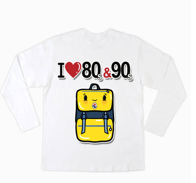 T-shirt Uomo I LOVE 80/90 ZAINO ( ZA89056478 ) - Gufetto Brand 