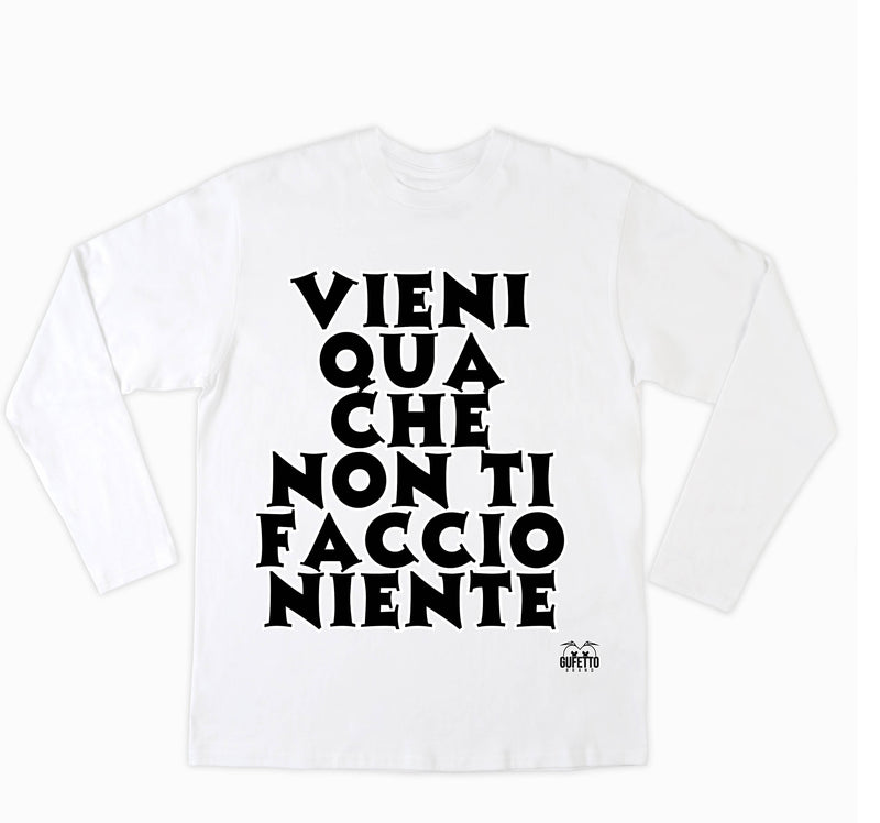 T-shirt Donna VIENI QUA ( VQ9963274563 ) - Gufetto Brand 