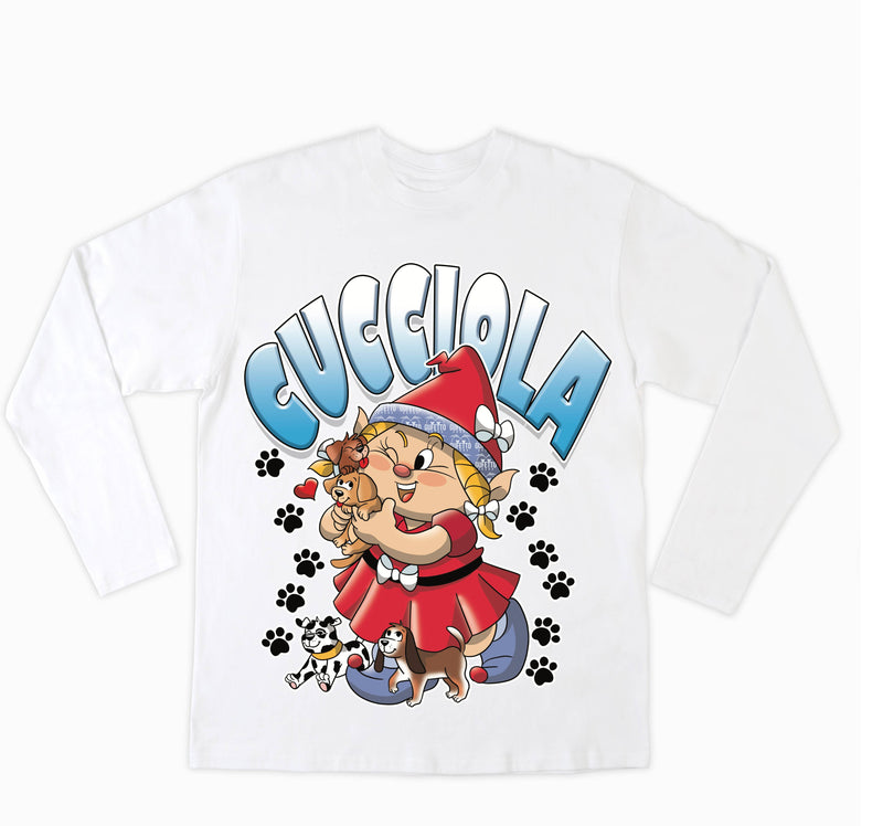 T-shirt Donna CUCCIOLA ( CU66709321 ) - Gufetto Brand 