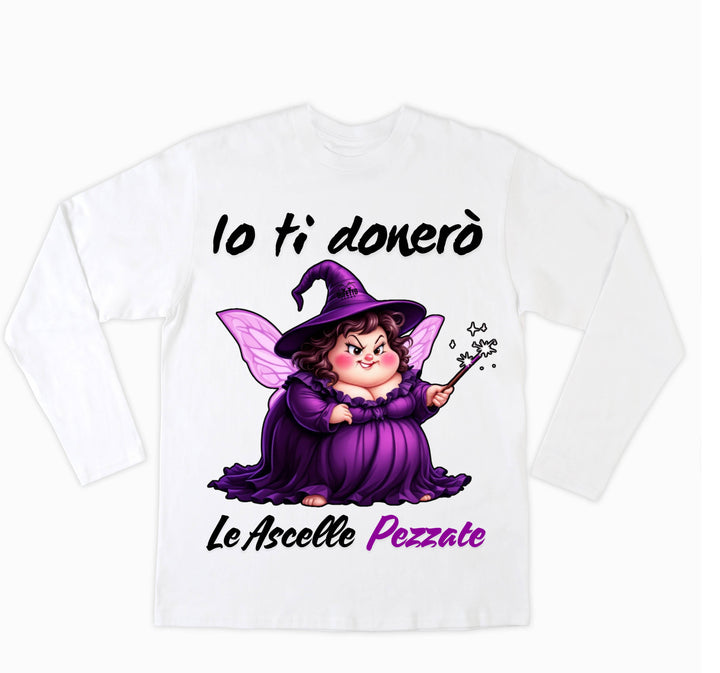 T-shirt Donna Le Fatine Ignoranti ASCELLE PEZZATE ( AP46098845 ) - Gufetto Brand 