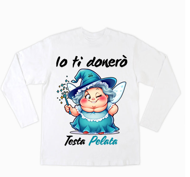 T-shirt Donna Le Fatine Ignoranti TESTA PELATA ( TP9082345 ) - Gufetto Brand 