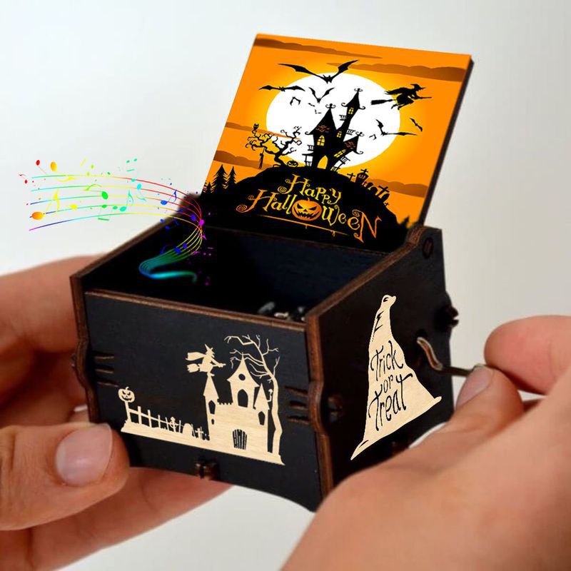 NOVITÀ Music Box QUEEN Un sacco di stili Tema di buon Natale Mano di legno Natale Compleanno Regalo di San Valentino Regalo di Capodanno - Gufetto Brand 