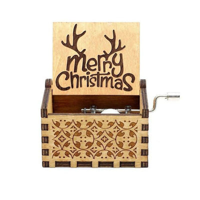 NOVITÀ Music Box QUEEN Un sacco di stili Tema di buon Natale Mano di legno Natale Compleanno Regalo di San Valentino Regalo di Capodanno - Gufetto Brand 
