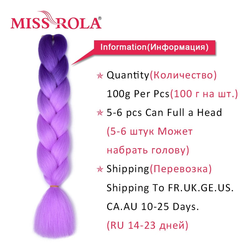 Miss Rola sintetico 24 pollici 100G all&