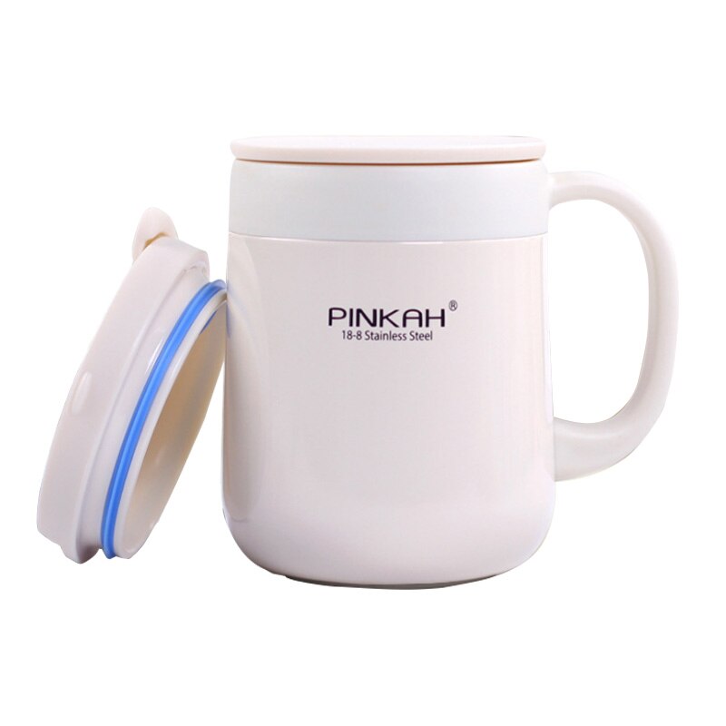 Vendita calda Pinkah Coffee Thermos Mug 340ml460ml Boccette per vuoto da ufficio Thermos per la casa Tazza con manico Tazza da tè isolata Tazza regalo - Gufetto Brand 