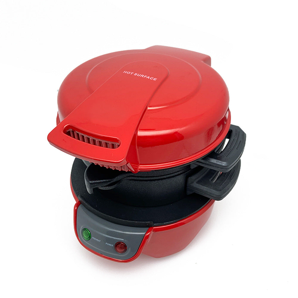 Macchina per la colazione domestica Macchina per panini di Amburgo con macchina per anelli per fornelli per uova Macchina per panini per il pane Macchina per waffle - Gufetto Brand 