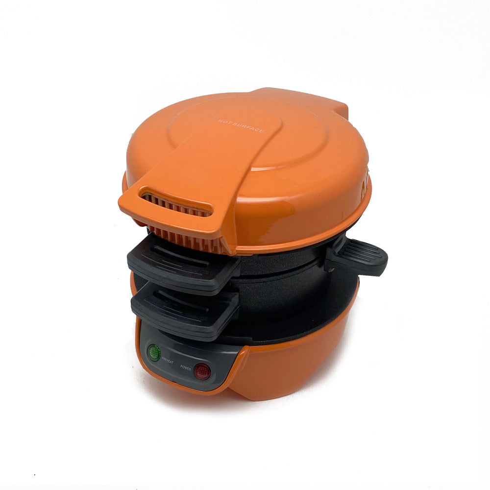 Macchina per la colazione domestica Macchina per panini di Amburgo con macchina per anelli per fornelli per uova Macchina per panini per il pane Macchina per waffle - Gufetto Brand 
