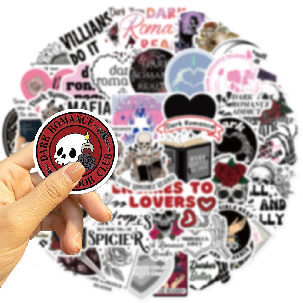 10/30/50PCS Cool Dark Romance Reader Stickers For Scrapbook Phone Skateboard Guitar DIY Decoration Waterproof Graffiti Decal Toy - Gufetto Brand 