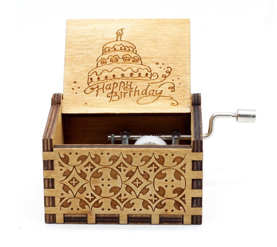 Carillon in legno fatto a mano Jack Sparrow dai pirati dei Caraibi suona melodia Davy Jones Sailor Moon carillon regalo - Gufetto Brand 