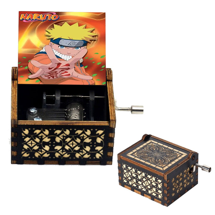 Carillon in legno fatto a mano Jack Sparrow dai pirati dei Caraibi suona melodia Davy Jones Sailor Moon carillon regalo - Gufetto Brand 