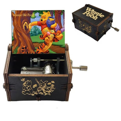 New Attack on Titan Queen Music Box Manovelle in legno intagliato antico Power Game Crossing Rainbow Regali di compleanno di Natale - Gufetto Brand 