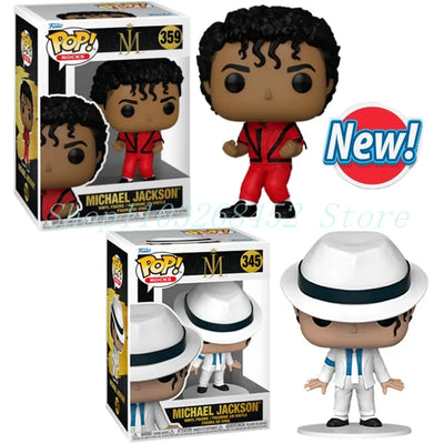 2024 New FUNKO POP Music Singers Stars #345 Michael Jackson #359 Figures Toys Vinyl Doll Collection Models for Kids Gift - Gufetto Brand 