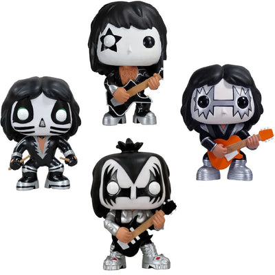 Kiss Love Gun Gene Simmons The Catman #07 The Demon #04 The Starchild #06 The Spaceman #05 Funkoe Vinly Figure Pops Toys Gifts - Gufetto Brand 