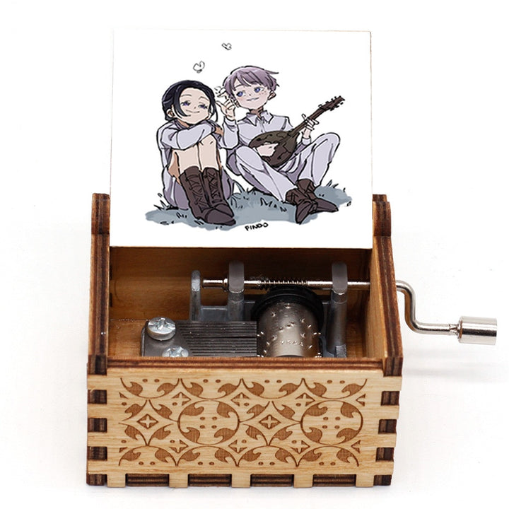 Carillon in legno fatto a mano Jack Sparrow dai pirati dei Caraibi suona melodia Davy Jones Sailor Moon carillon regalo - Gufetto Brand 