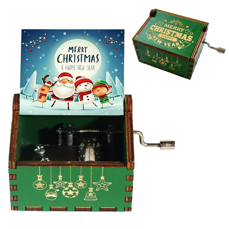 Carillon in legno Disney Frozen Winnie The Pooh Totoro Dragon Ball Buon Natale e Capodanno regalo per gli amici - Gufetto Brand 