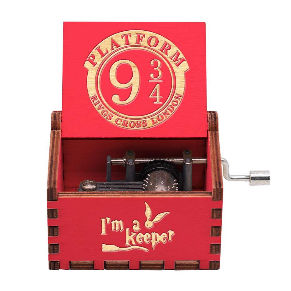 Carillon in legno fatto a mano Jack Sparrow dai pirati dei Caraibi suona melodia Davy Jones Sailor Moon carillon regalo - Gufetto Brand 