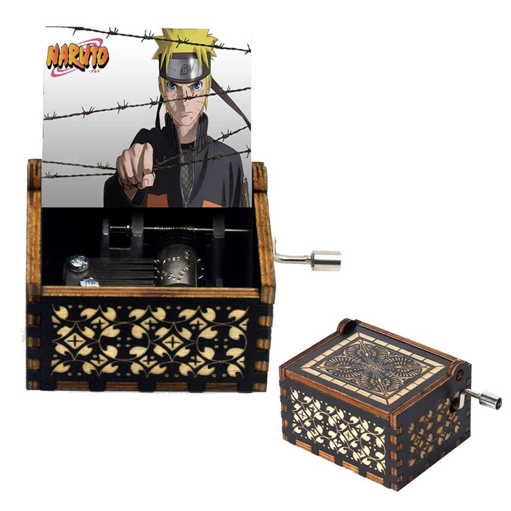 Carillon in legno fatto a mano Jack Sparrow dai pirati dei Caraibi suona melodia Davy Jones Sailor Moon carillon regalo - Gufetto Brand 