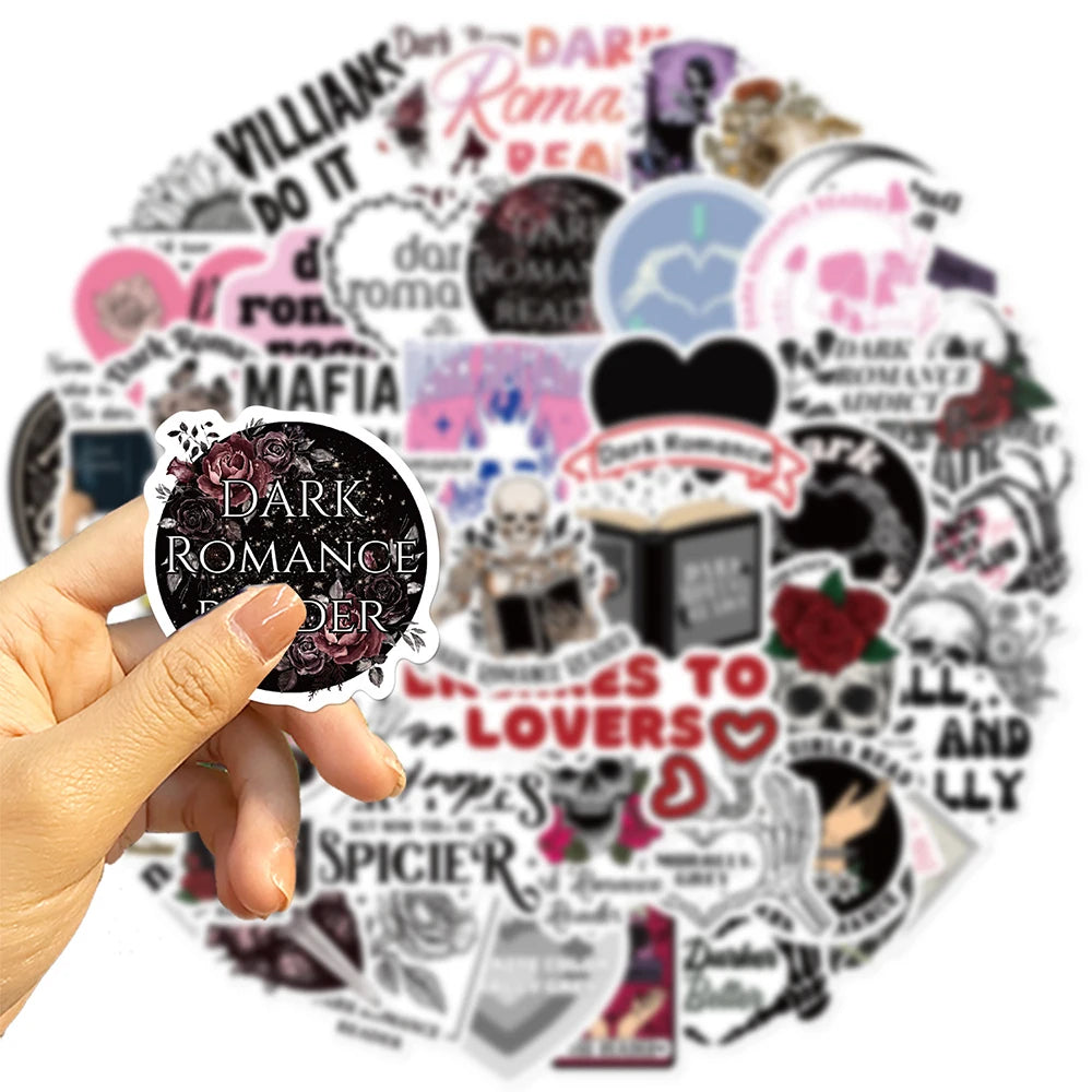 10/30/50PCS Cool Dark Romance Reader Stickers For Scrapbook Phone Skateboard Guitar DIY Decoration Waterproof Graffiti Decal Toy - Gufetto Brand 