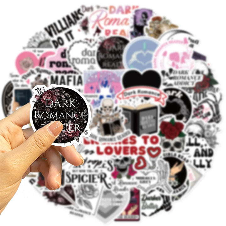 10/30/50PCS Cool Dark Romance Reader Stickers For Scrapbook Phone Skateboard Guitar DIY Decoration Waterproof Graffiti Decal Toy - Gufetto Brand 