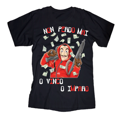 T-shirt NERA DONNA NON PERDO Outlet - Gufetto Brand 