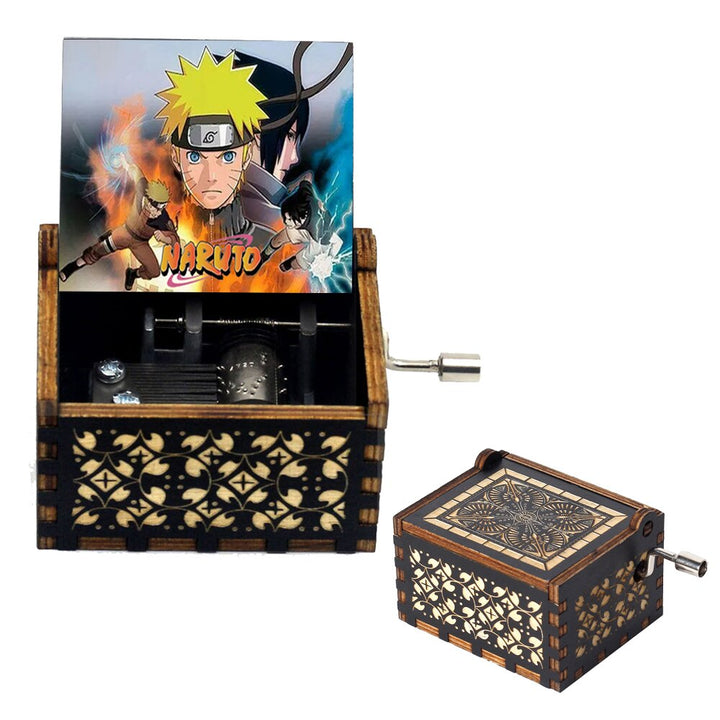 Carillon in legno fatto a mano Jack Sparrow dai pirati dei Caraibi suona melodia Davy Jones Sailor Moon carillon regalo - Gufetto Brand 