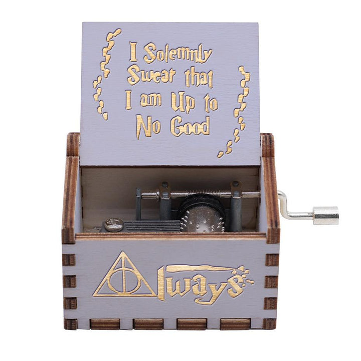 Carillon in legno fatto a mano Jack Sparrow dai pirati dei Caraibi suona melodia Davy Jones Sailor Moon carillon regalo - Gufetto Brand 