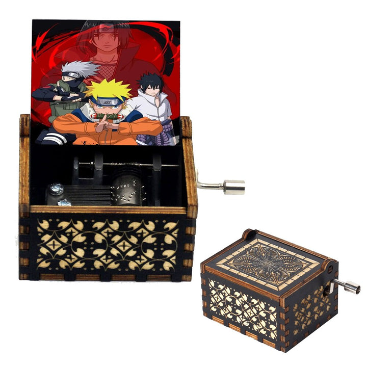 Carillon in legno fatto a mano Jack Sparrow dai pirati dei Caraibi suona melodia Davy Jones Sailor Moon carillon regalo - Gufetto Brand 