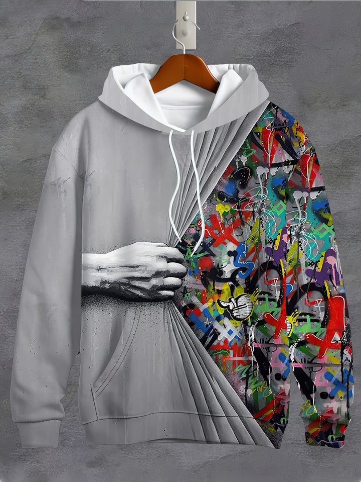 Men's Fashion Casual Printed Hoodie - Gufetto Brand 