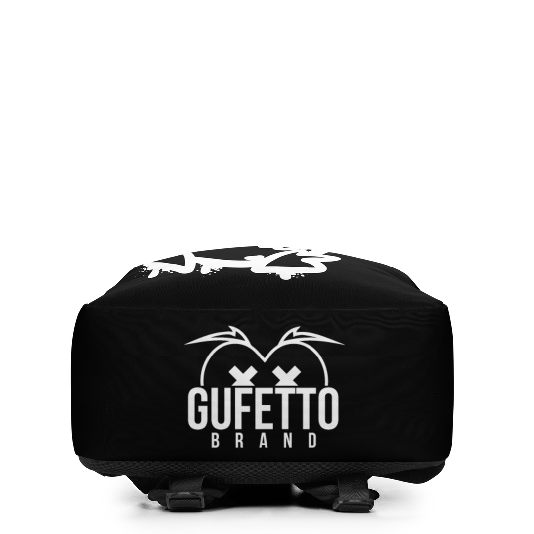 Zaino minimal GUFETTO 2 BIANCO OCCHI ROSSI - Gufetto Brand 