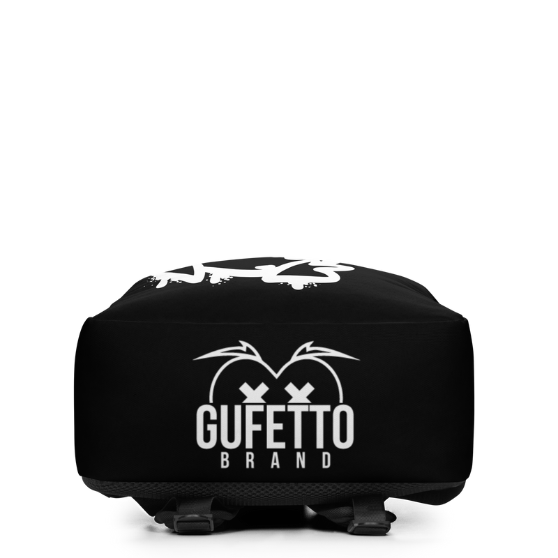 Zaino minimal GUFETTO 2 BIANCO OCCHI GIALLI - Gufetto Brand 