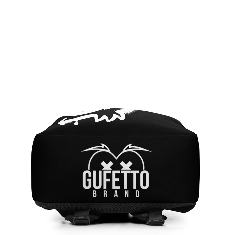 Zaino minimal GUFETTO BIANCO OCCHI ROSSI - Gufetto Brand 