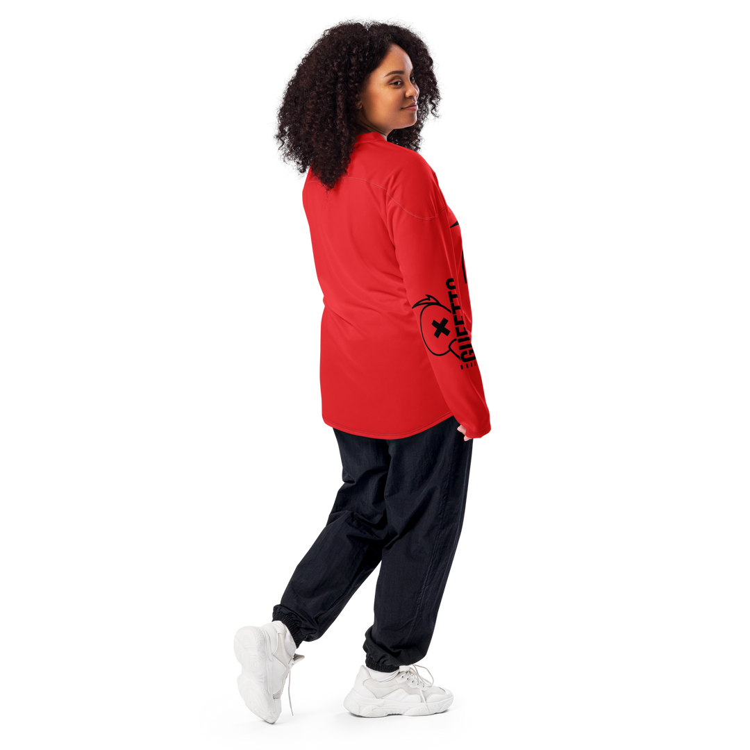 Recycled hockey fan jersey RED OCCHI NERI - Gufetto Brand 