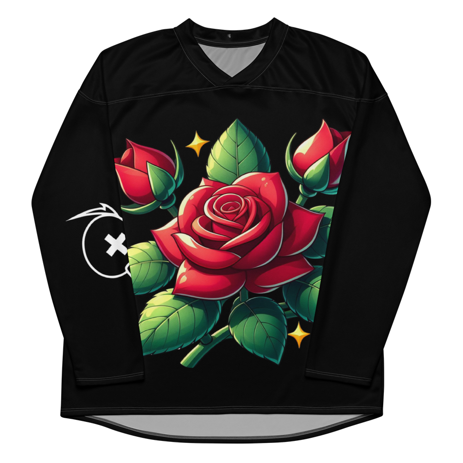 Recycled hockey fan jersey ROSE 4 - Gufetto Brand 