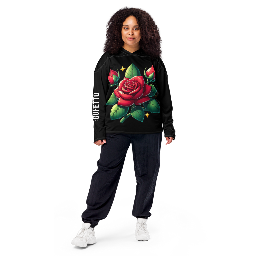 Recycled hockey fan jersey ROSE 4 - Gufetto Brand 
