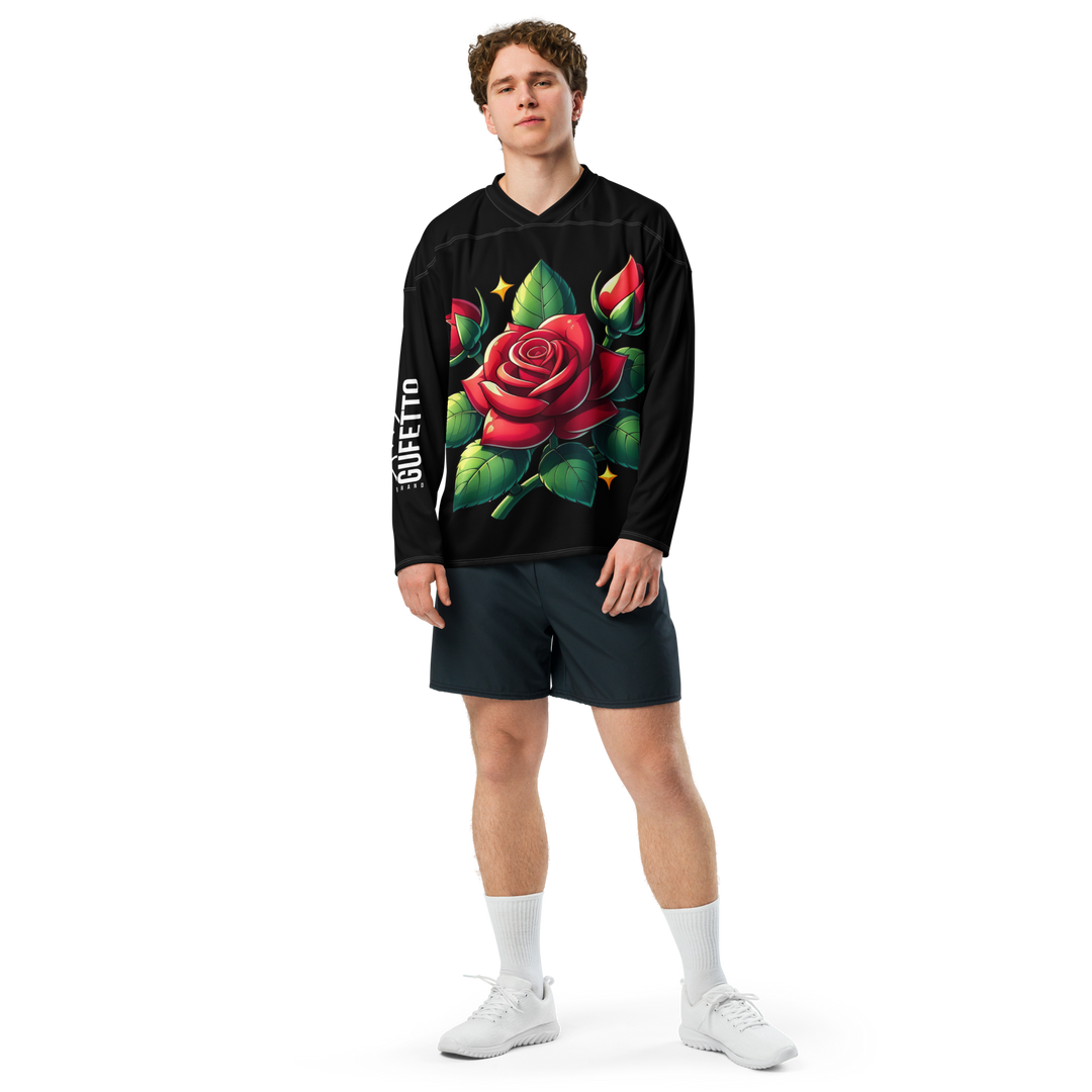 Recycled hockey fan jersey ROSE 4 - Gufetto Brand 