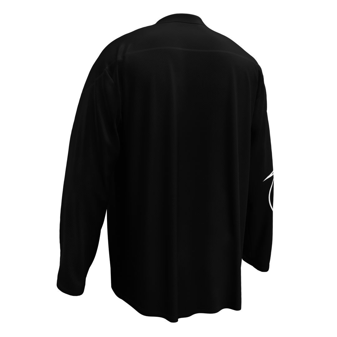 Maglia riciclata fan dell'hockey GUFETTO 1 BIANCO OCCHI BIANCHI - Gufetto Brand 