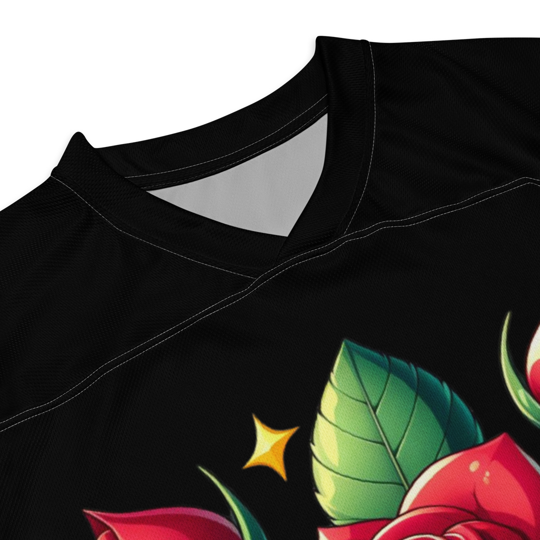 Recycled hockey fan jersey ROSE 4 - Gufetto Brand 