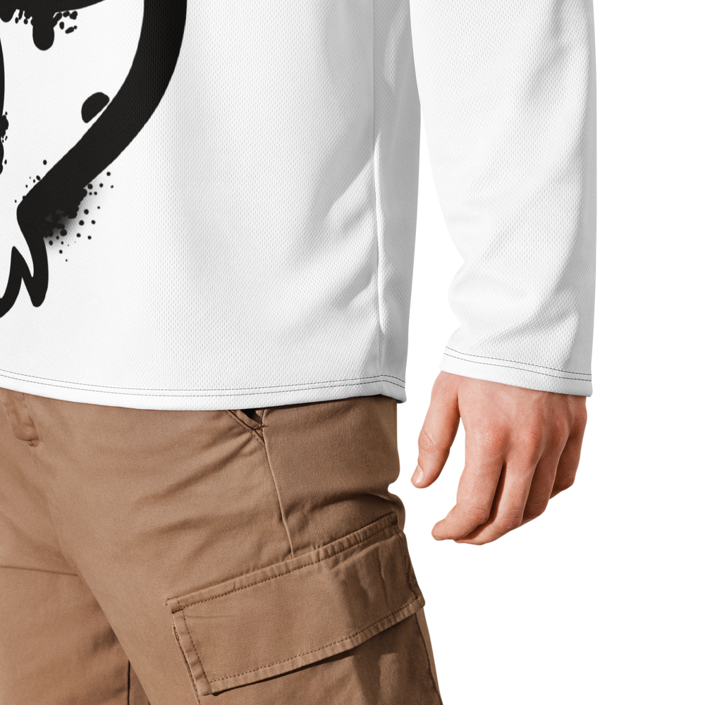 Maglia riciclata fan dell'hockey GUFETTO 1 NERO OCCHI GIALLI - Gufetto Brand 