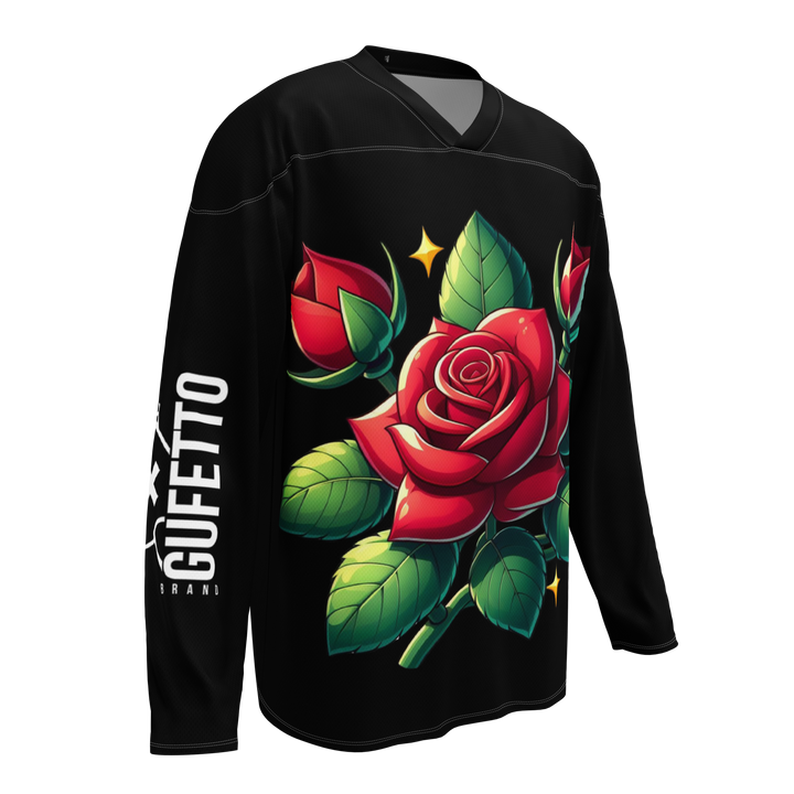 Recycled hockey fan jersey ROSE 4 - Gufetto Brand 