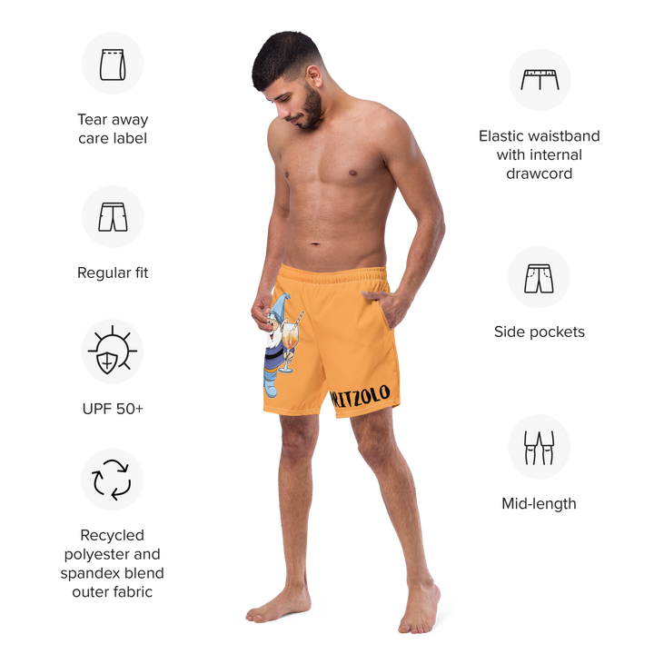 Costume da bagno da uomo Arancione SPRITZOLO - Gufetto Brand 