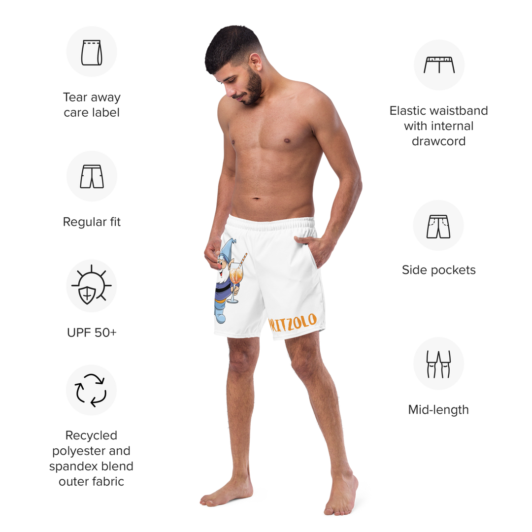 Costume da bagno da uomo Bianco SPRITZOLO - Gufetto Brand 