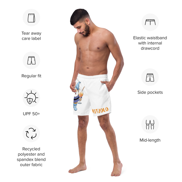Costume da bagno da uomo Bianco SPRITZOLO - Gufetto Brand 