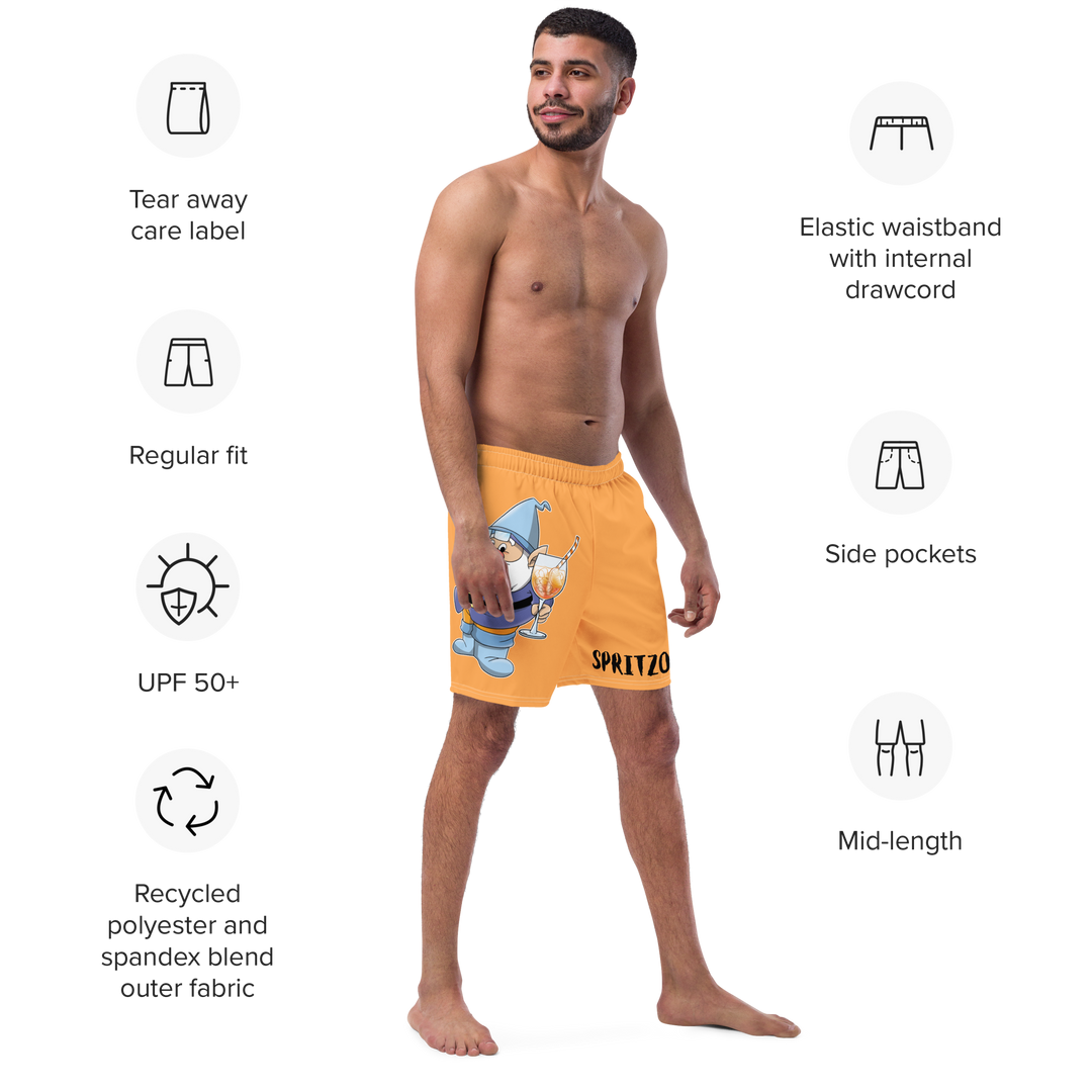 Costume da bagno da uomo Arancione SPRITZOLO - Gufetto Brand 