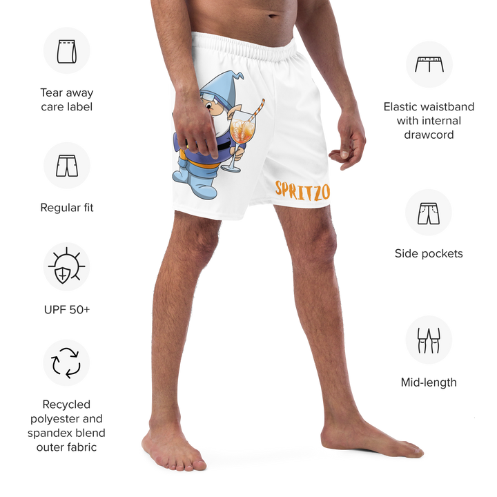 Costume da bagno da uomo Bianco SPRITZOLO - Gufetto Brand 