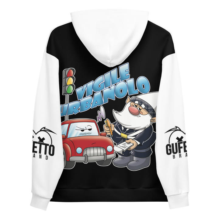 Felpa con cappuccio Uomo/Donna VIGILEURBANOLO - Gufetto Brand 