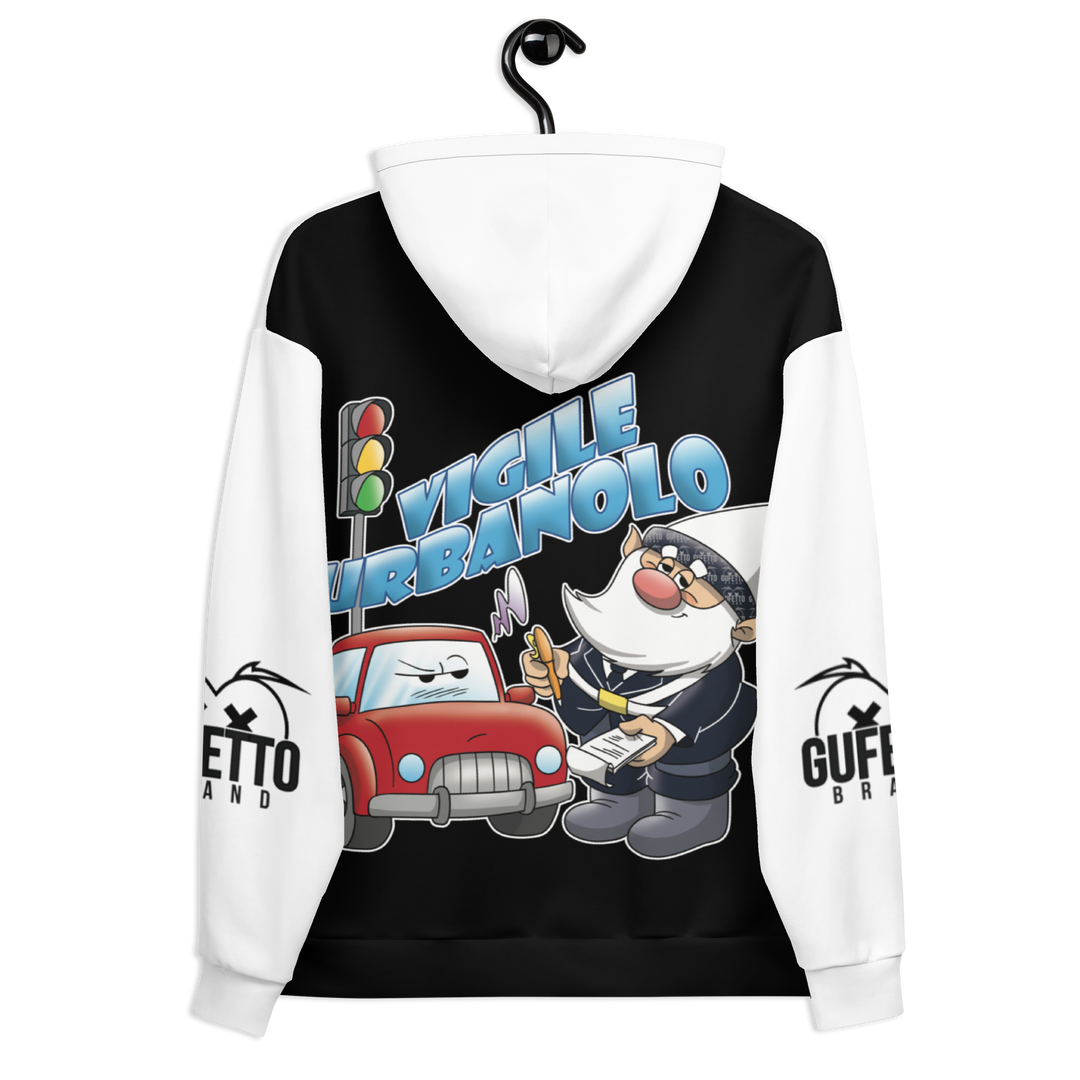 Felpa con cappuccio Uomo/Donna VIGILEURBANOLO - Gufetto Brand 